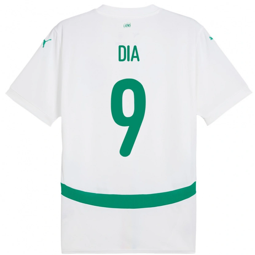 Danxen Barn Senegal Boulaye Dia #9 Vit Hemmatröja Matchtröjor 24-26 Tröjor T-Tröja