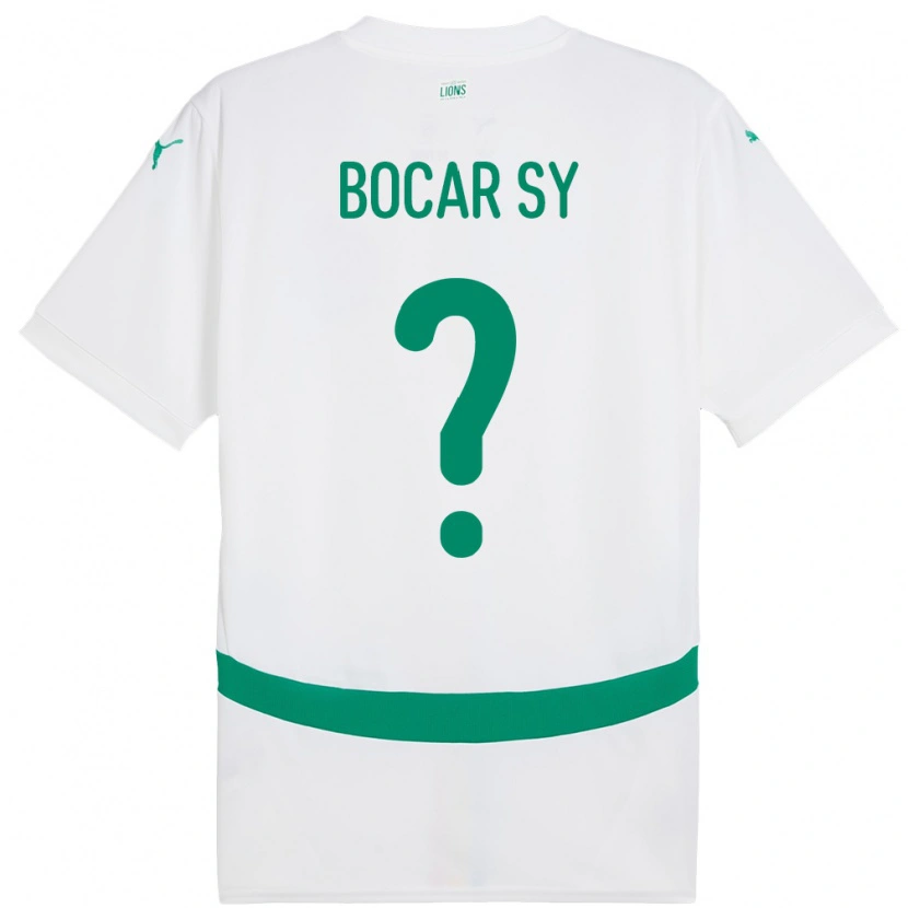 Danxen Barn Senegal Illa Bocar Sy #0 Vit Hemmatröja Matchtröjor 24-26 Tröjor T-Tröja