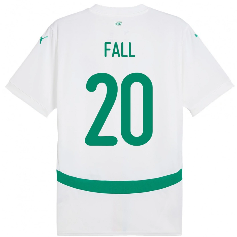 Danxen Barn Senegal Korka Fall #20 Vit Hemmatröja Matchtröjor 24-26 Tröjor T-Tröja