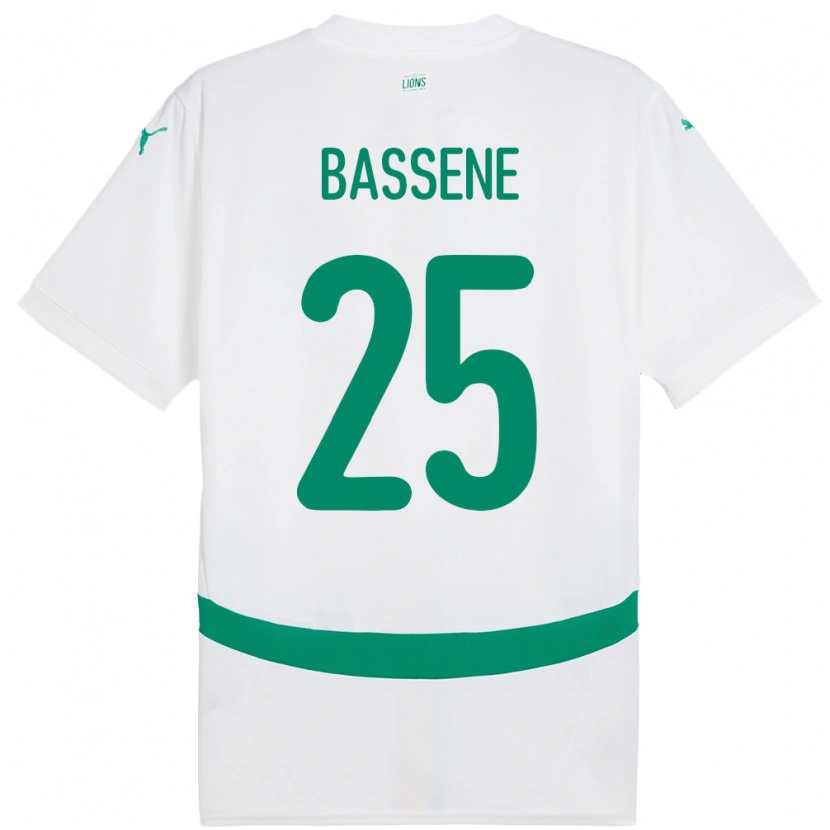 Danxen Barn Senegal Pascaline Bassene #25 Vit Hemmatröja Matchtröjor 24-26 Tröjor T-Tröja