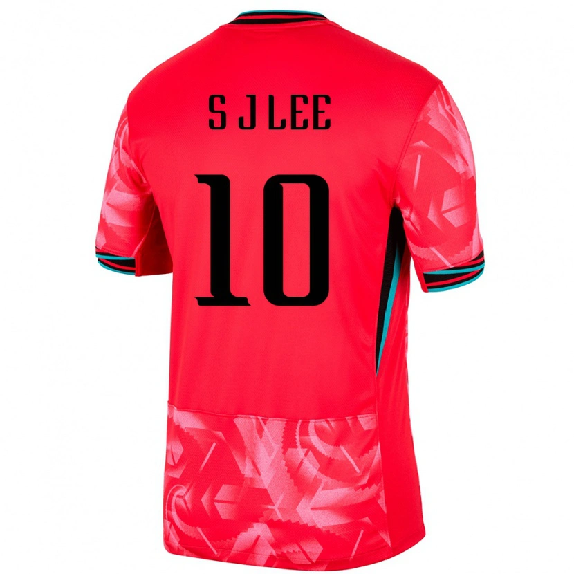 Danxen Barn Sydkorea Jae-Sung Lee #10 Röd Hemmatröja Matchtröjor 24-26 Tröjor T-Tröja