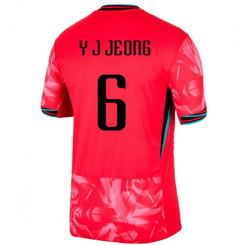 Danxen Barn Sydkorea Jeong Yu Jin #6 Röd Hemmatröja Matchtröjor 24-26 Tröjor T-Tröja