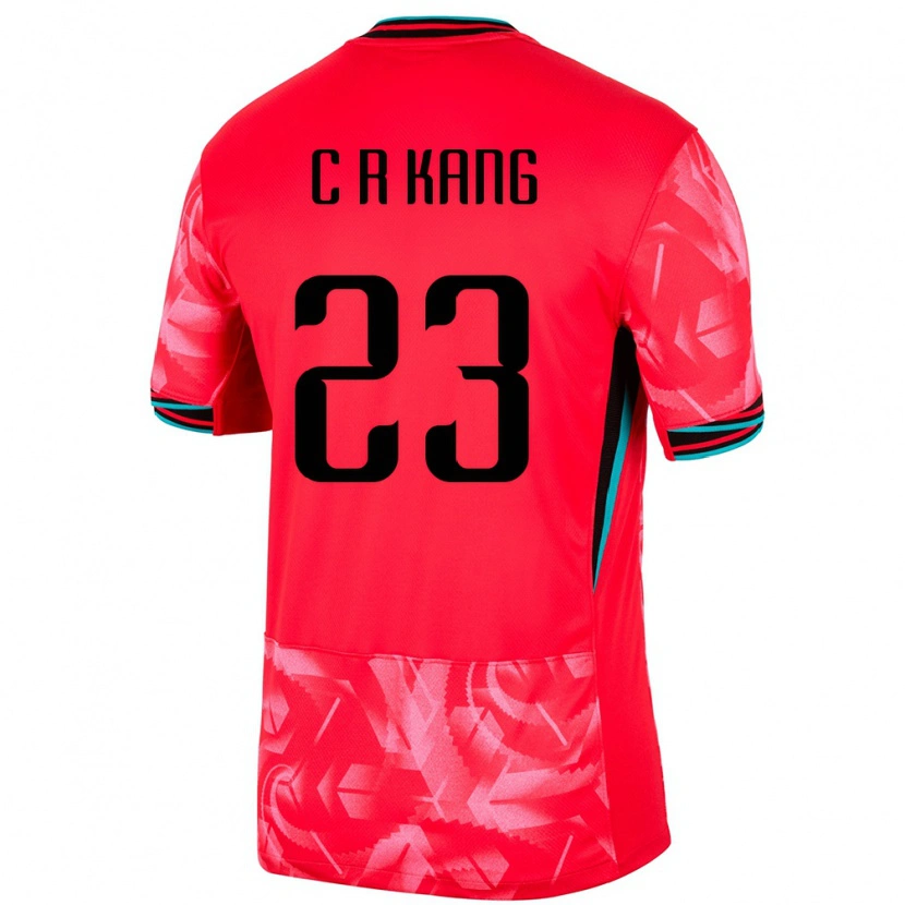 Danxen Barn Sydkorea Kang Chae Rim #23 Röd Hemmatröja Matchtröjor 24-26 Tröjor T-Tröja
