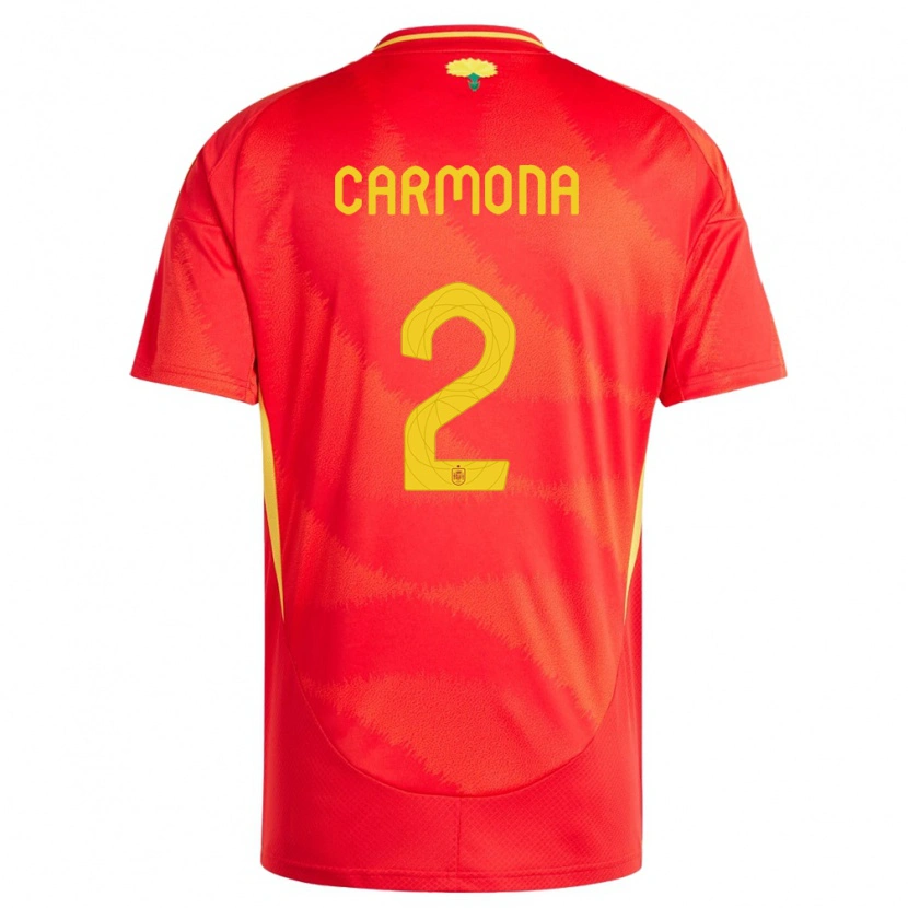 Danxen Barn Spanien José Ángel Carmona #2 Röd Hemmatröja Matchtröjor 24-26 Tröjor T-Tröja