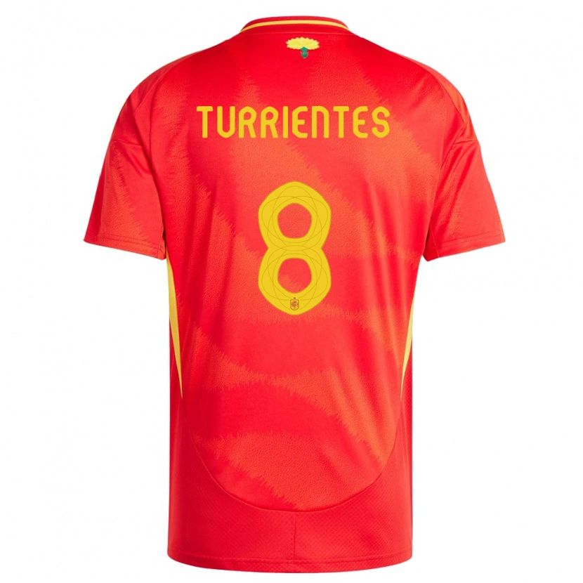 Danxen Barn Spanien Beñat Turrientes #8 Röd Hemmatröja Matchtröjor 24-26 Tröjor T-Tröja