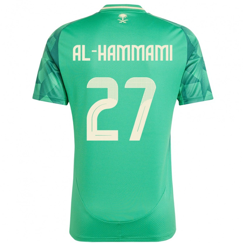 Danxen Barn Saudi-Arabien Hammam Al-Hammami #27 Grön Hemmatröja Matchtröjor 24-26 Tröjor T-Tröja