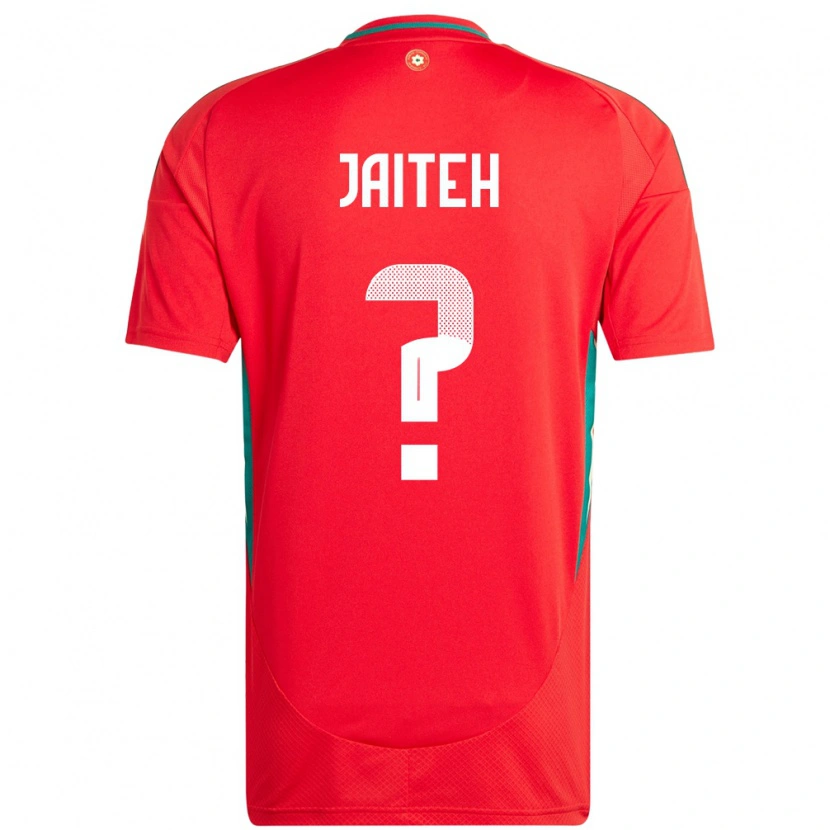 Danxen Barn Wales Dembo Jaiteh #0 Röd Hemmatröja Matchtröjor 24-26 Tröjor T-Tröja