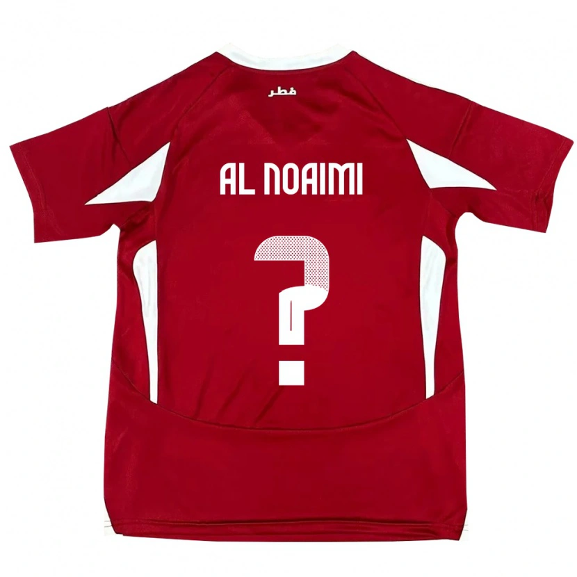 Danxen Barn Qatar Mohammad Al Noaimi #0 Röd Hemmatröja Matchtröjor 24-26 Tröjor T-Tröja