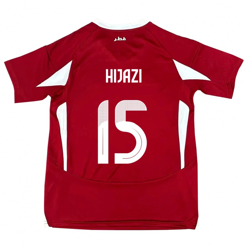 Danxen Barn Qatar Asalet Hijazi #15 Röd Hemmatröja Matchtröjor 24-26 Tröjor T-Tröja