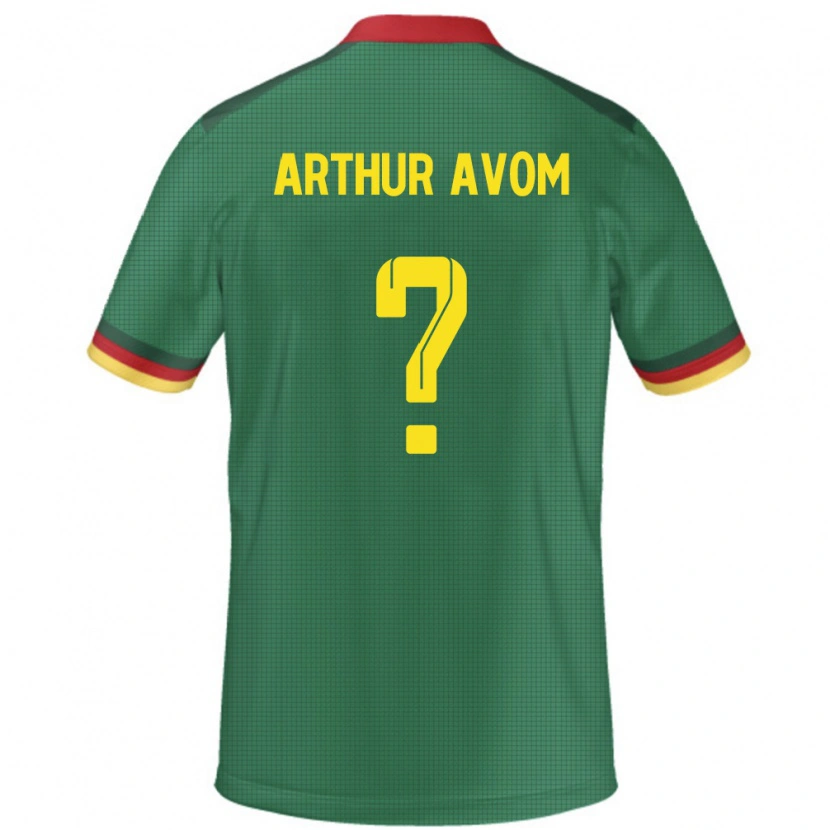 Danxen Barn Kamerun Arthur Avom #0 Grön Hemmatröja Matchtröjor 24-26 Tröjor T-Tröja