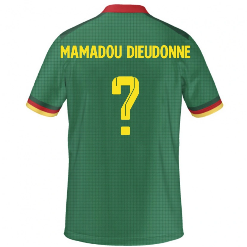 Danxen Barn Kamerun Malik Mamadou Dieudonne #0 Grön Hemmatröja Matchtröjor 24-26 Tröjor T-Tröja