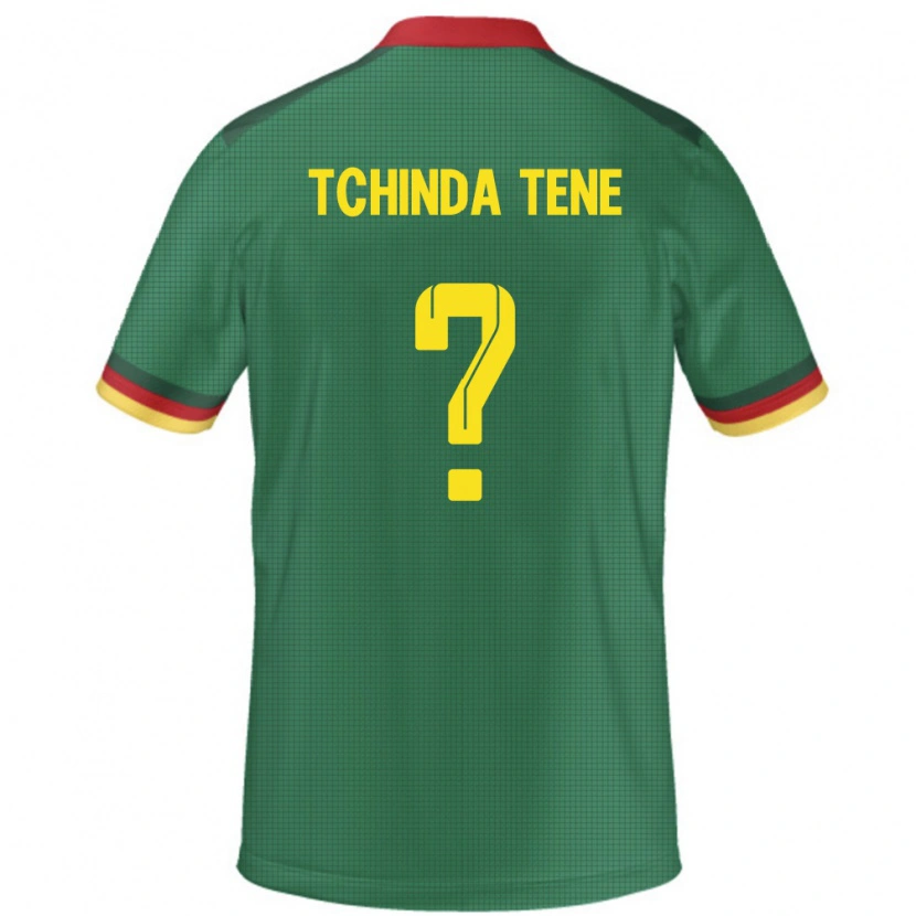 Danxen Barn Kamerun Joseph Tchinda Tene #0 Grön Hemmatröja Matchtröjor 24-26 Tröjor T-Tröja
