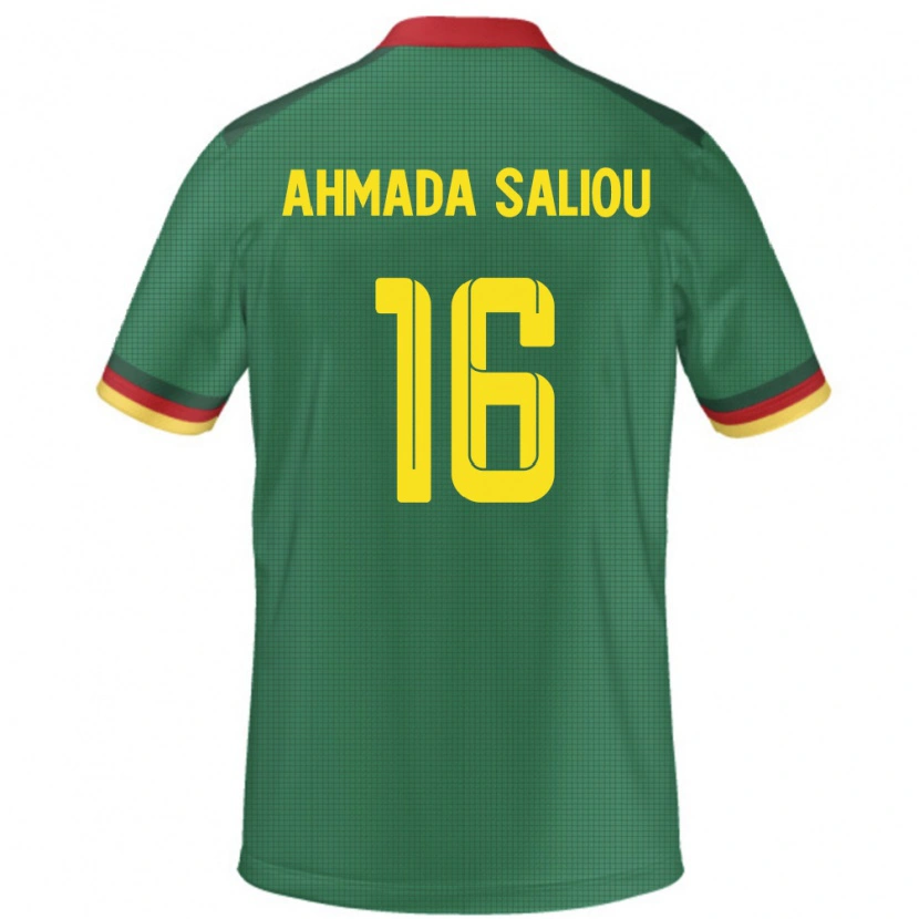 Danxen Barn Kamerun Mamoudou Ahmada Saliou #16 Grön Hemmatröja Matchtröjor 24-26 Tröjor T-Tröja