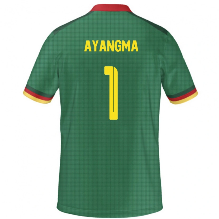 Danxen Barn Kamerun Pauline Ayangma #1 Grön Hemmatröja Matchtröjor 24-26 Tröjor T-Tröja