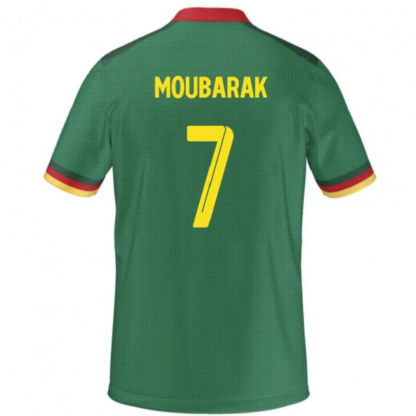 Danxen Barn Kamerun Alioum Moubarak #7 Grön Hemmatröja Matchtröjor 24-26 Tröjor T-Tröja