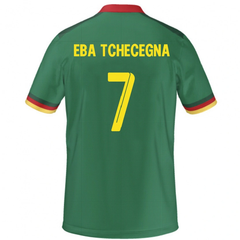 Danxen Barn Kamerun Arnold Eba Tchecegna #7 Grön Hemmatröja Matchtröjor 24-26 Tröjor T-Tröja