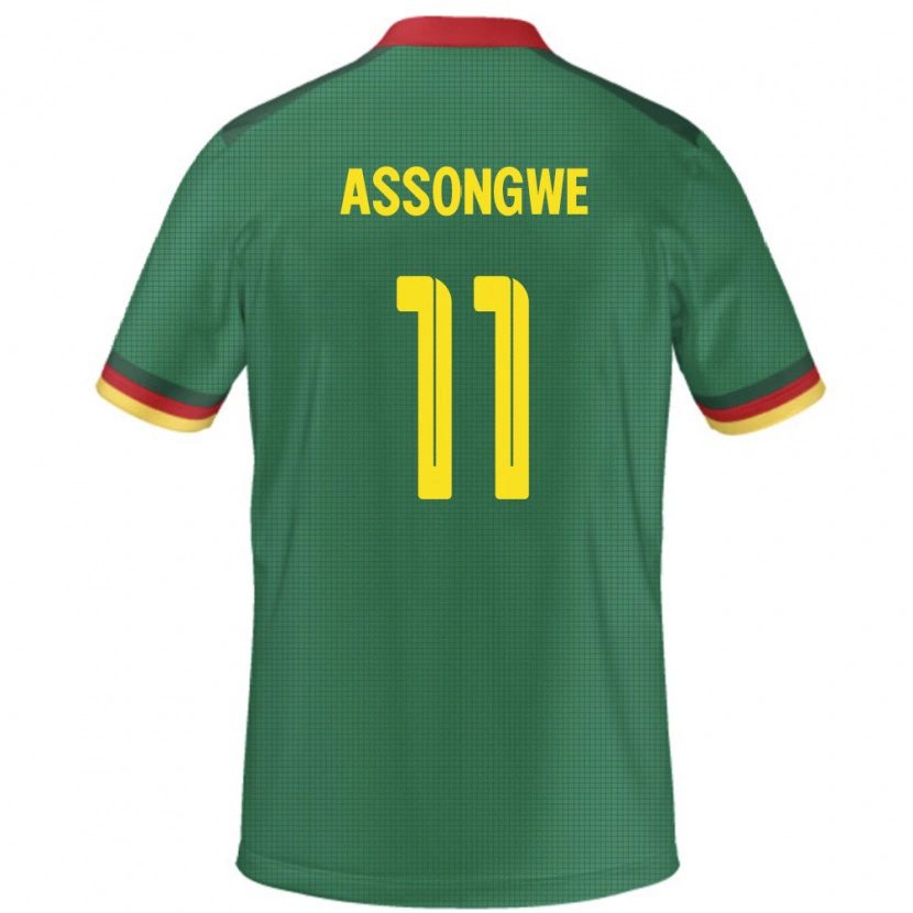 Danxen Barn Kamerun Bemol Apam Assongwe #11 Grön Hemmatröja Matchtröjor 24-26 Tröjor T-Tröja