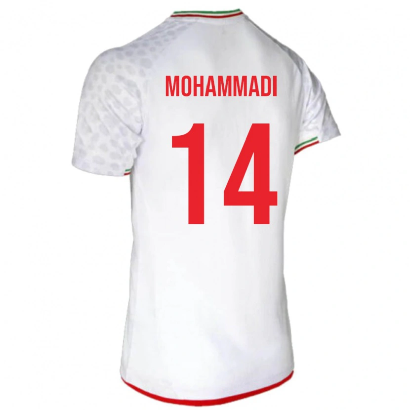 Danxen Barn Iran Abolfazl Mohammadi #14 Vit Hemmatröja Matchtröjor 24-26 Tröjor T-Tröja