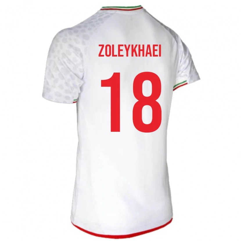 Danxen Barn Iran Abolfazl Zoleykhaei #18 Vit Hemmatröja Matchtröjor 24-26 Tröjor T-Tröja