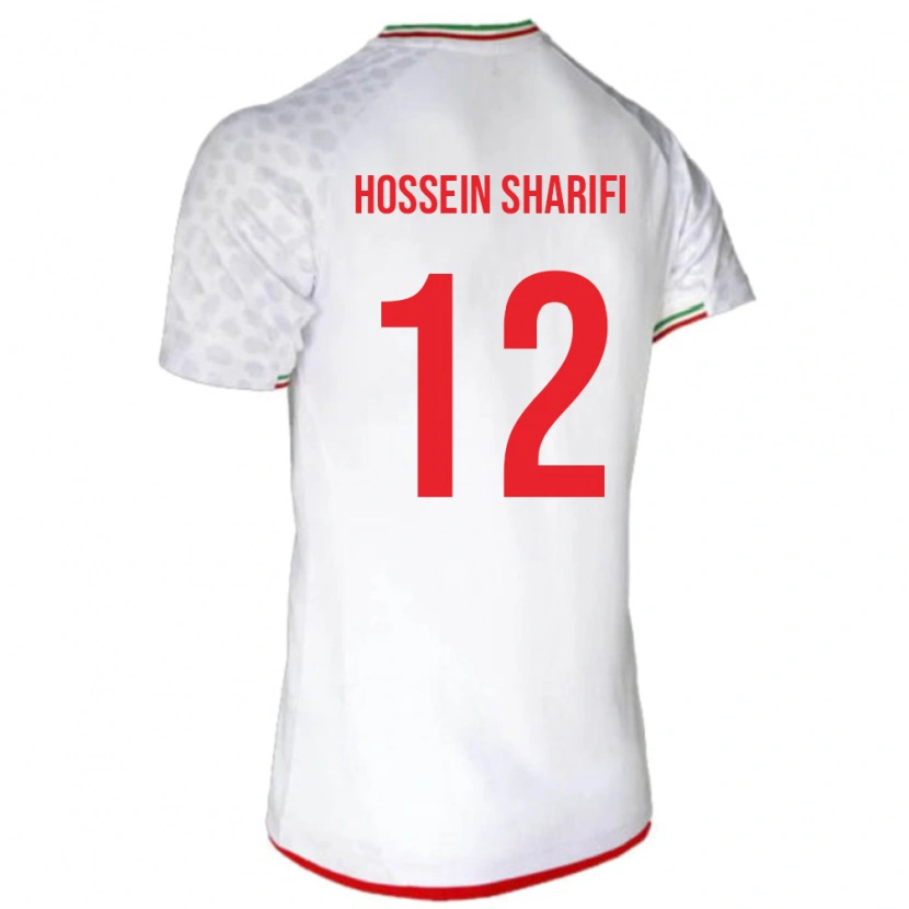Danxen Barn Iran Mohammad Hossein Sharifi #12 Vit Hemmatröja Matchtröjor 24-26 Tröjor T-Tröja