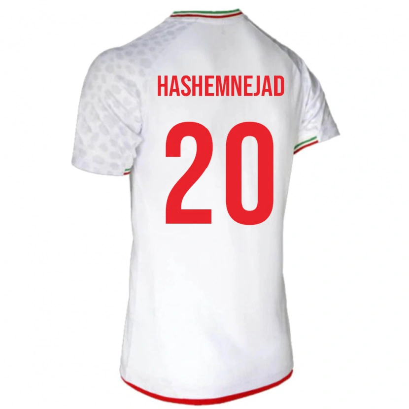 Danxen Barn Iran Mehdi Hashemnejad #20 Vit Hemmatröja Matchtröjor 24-26 Tröjor T-Tröja