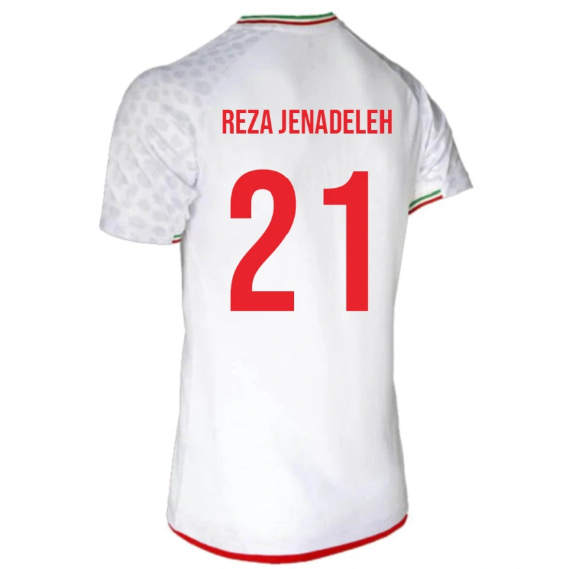 Danxen Barn Iran Ahmad Reza Jenadeleh #21 Vit Hemmatröja Matchtröjor 24-26 Tröjor T-Tröja