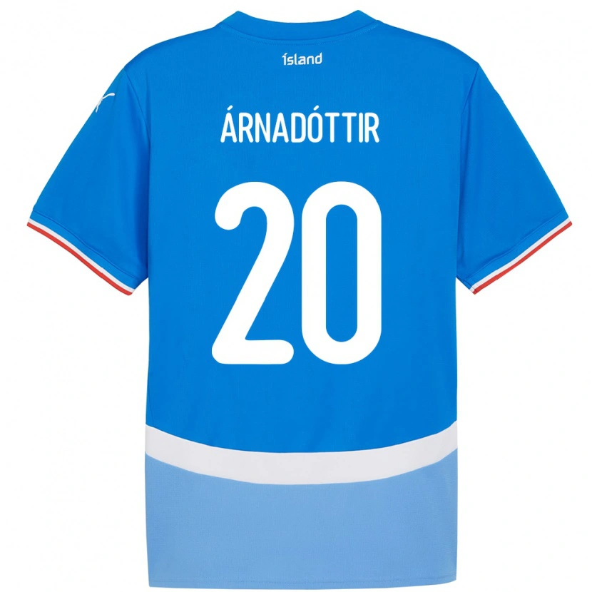 Danxen Barn Island Guðný Árnadóttir #20 Blå Hemmatröja Matchtröjor 24-26 Tröjor T-Tröja