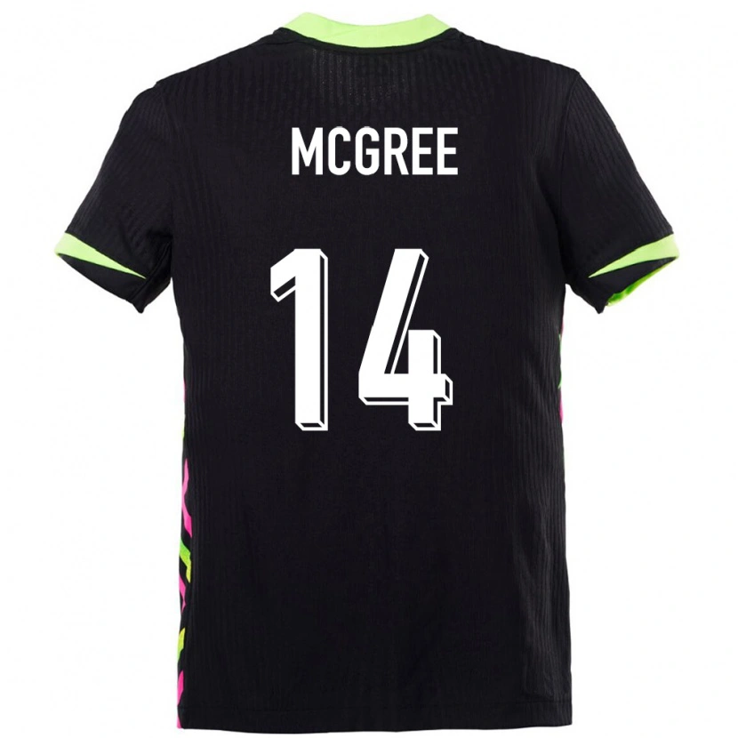 Danxen Barn Australien Riley Mcgree #14 Mörkblå Bortatröja Matchtröjor 24-26 Tröjor T-Tröja