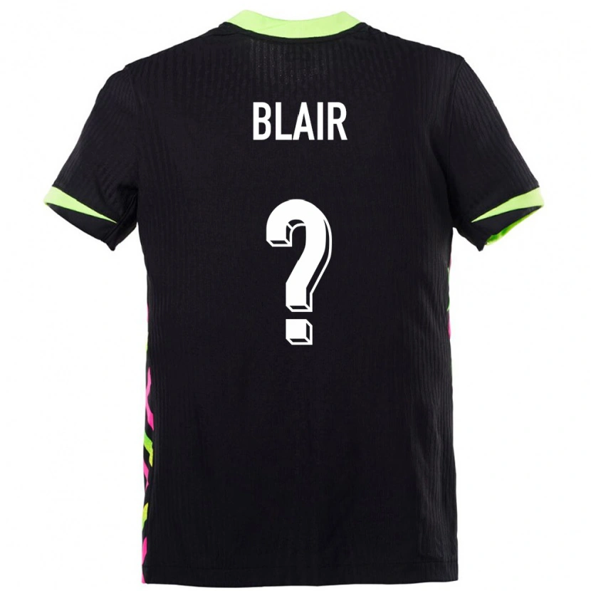 Danxen Barn Australien Nathanael Blair #0 Mörkblå Bortatröja Matchtröjor 24-26 Tröjor T-Tröja