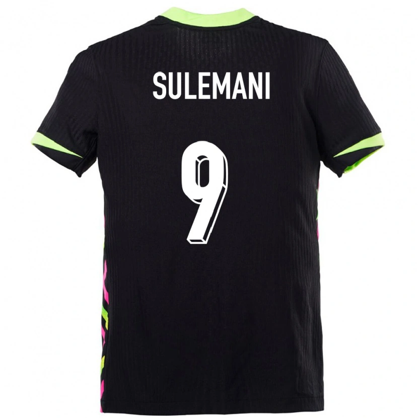 Danxen Barn Australien Arion Sulemani #9 Mörkblå Bortatröja Matchtröjor 24-26 Tröjor T-Tröja