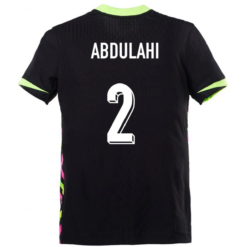 Danxen Barn Australien Idrus Abdulahi #2 Mörkblå Bortatröja Matchtröjor 24-26 Tröjor T-Tröja