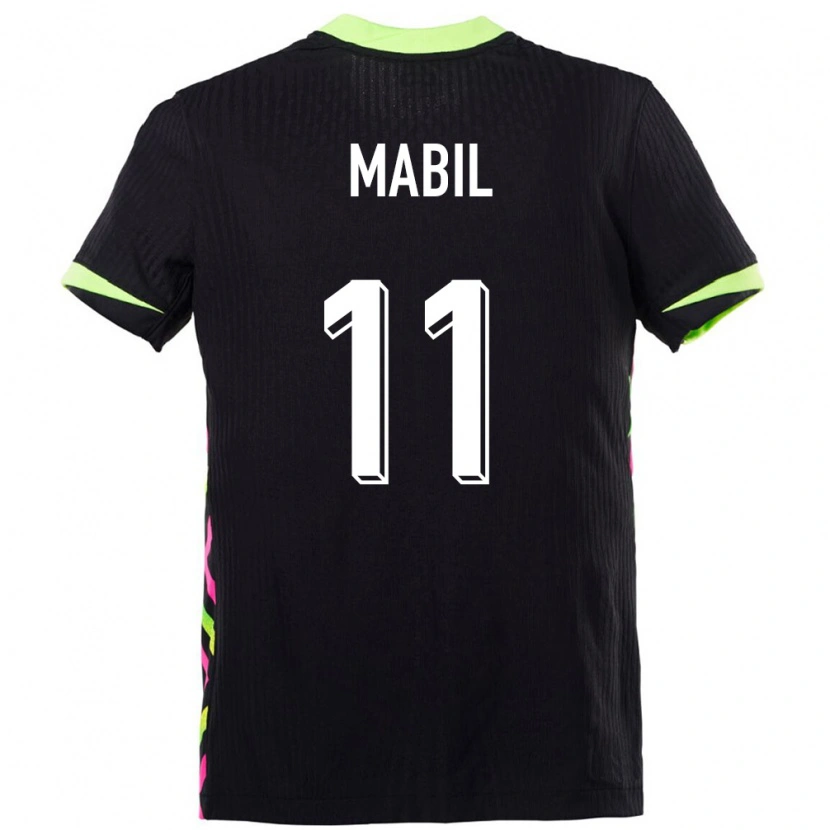 Danxen Barn Australien Awer Mabil #11 Mörkblå Bortatröja Matchtröjor 24-26 Tröjor T-Tröja