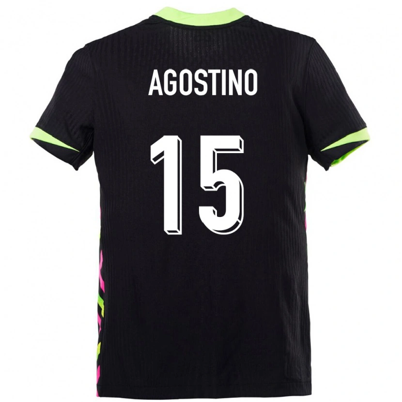 Danxen Barn Australien Nick D'agostino #15 Mörkblå Bortatröja Matchtröjor 24-26 Tröjor T-Tröja