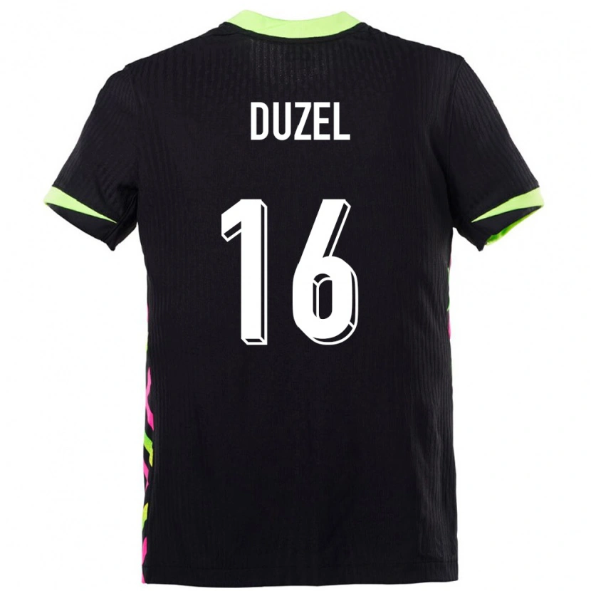 Danxen Barn Australien Luke Duzel #16 Mörkblå Bortatröja Matchtröjor 24-26 Tröjor T-Tröja