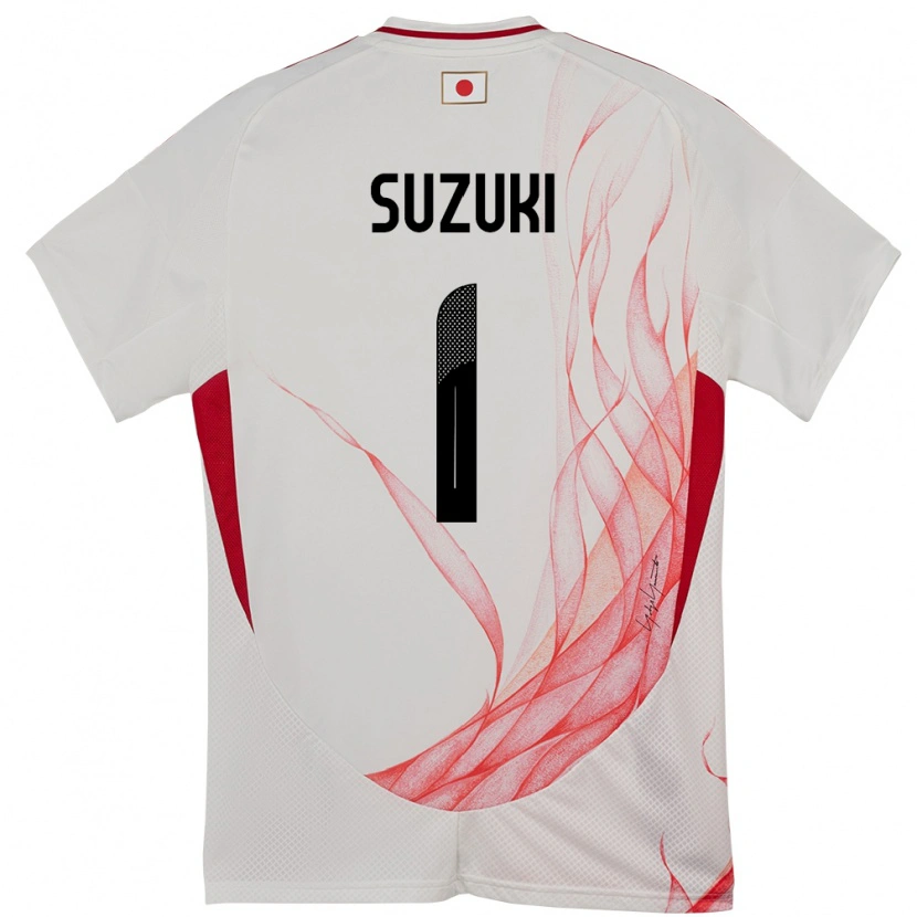 Danxen Barn Japan Zion Suzuki #1 Vit Bortatröja Matchtröjor 24-26 Tröjor T-Tröja