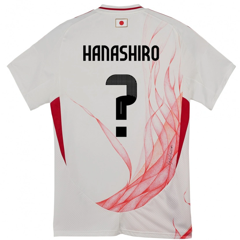 Danxen Barn Japan Rinto Hanashiro #0 Vit Bortatröja Matchtröjor 24-26 Tröjor T-Tröja