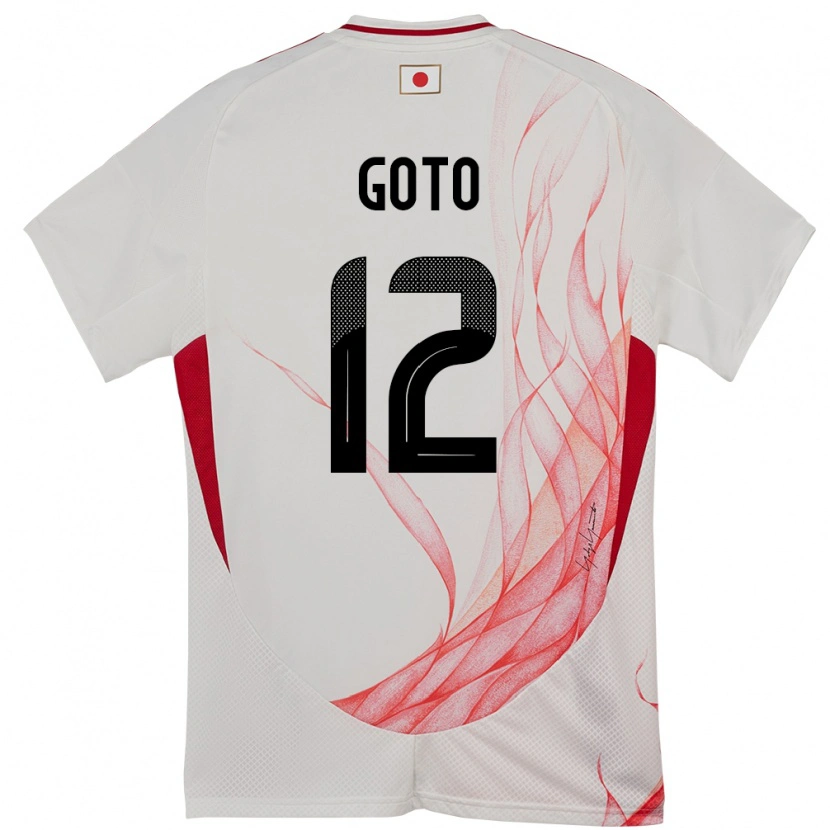 Danxen Barn Japan Wataru Goto #12 Vit Bortatröja Matchtröjor 24-26 Tröjor T-Tröja
