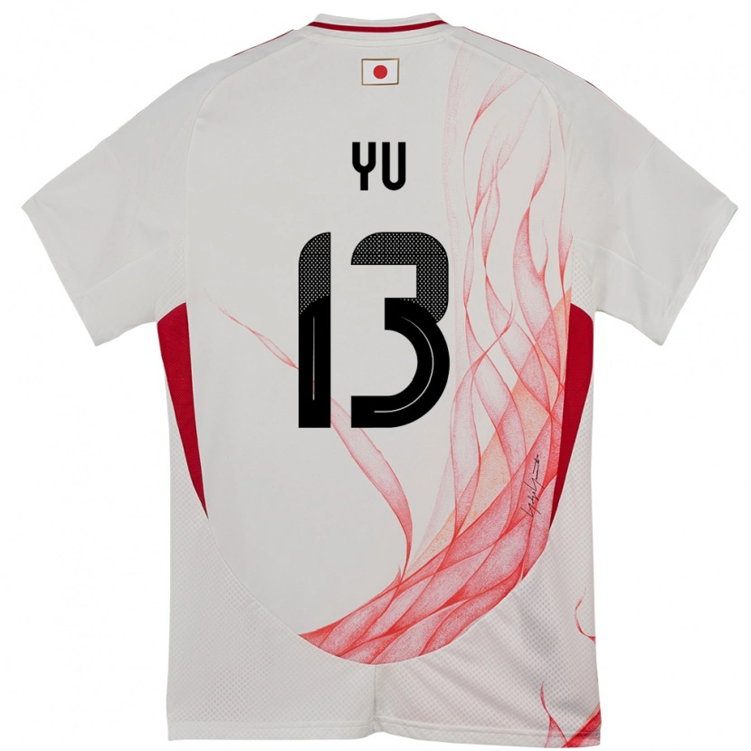 Danxen Barn Japan Yu Hirakawa #13 Vit Bortatröja Matchtröjor 24-26 Tröjor T-Tröja