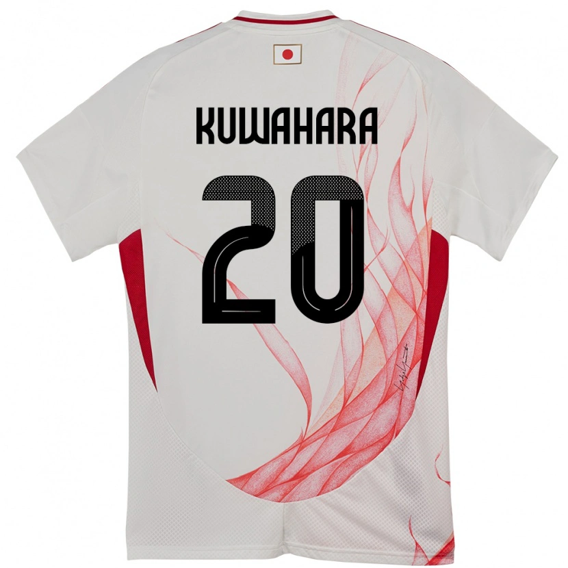 Danxen Barn Japan Rikuto Kuwahara #20 Vit Bortatröja Matchtröjor 24-26 Tröjor T-Tröja
