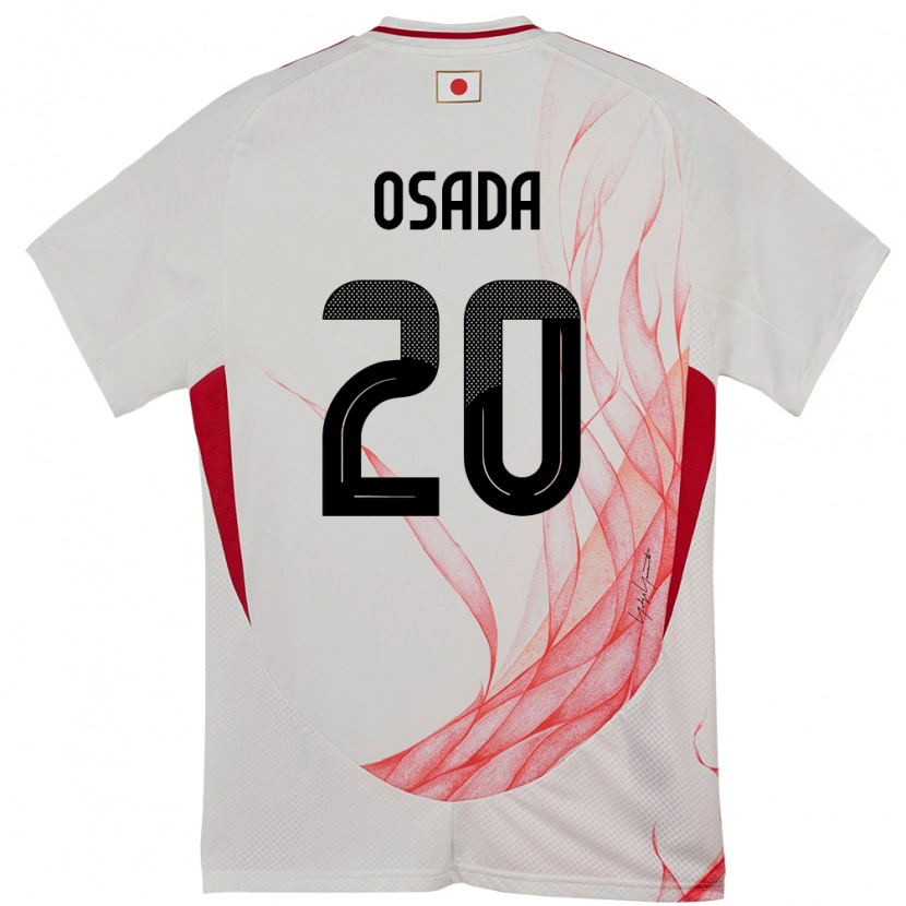 Danxen Barn Japan Towa Osada #20 Vit Bortatröja Matchtröjor 24-26 Tröjor T-Tröja