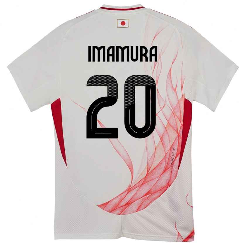 Danxen Barn Japan Ryoya Imamura #20 Vit Bortatröja Matchtröjor 24-26 Tröjor T-Tröja