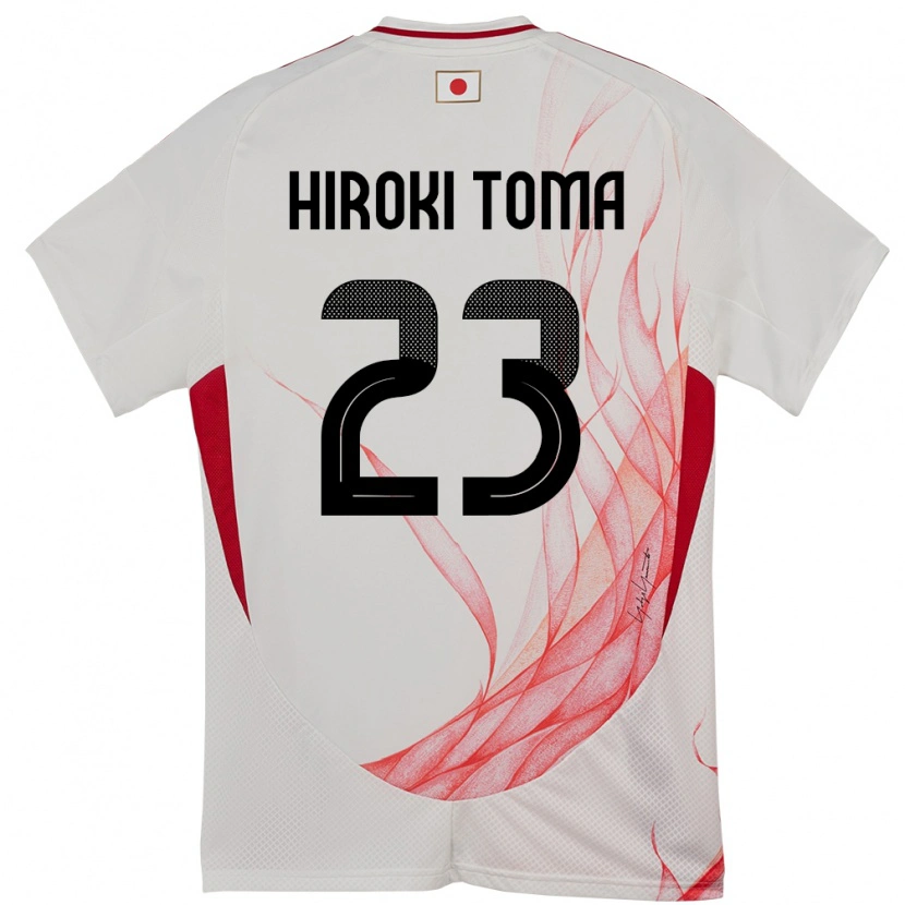 Danxen Barn Japan Otavio Hiroki Toma #23 Vit Bortatröja Matchtröjor 24-26 Tröjor T-Tröja
