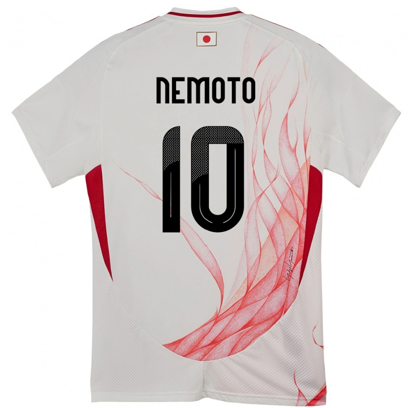 Danxen Barn Japan Kotaro Nemoto #10 Vit Bortatröja Matchtröjor 24-26 Tröjor T-Tröja