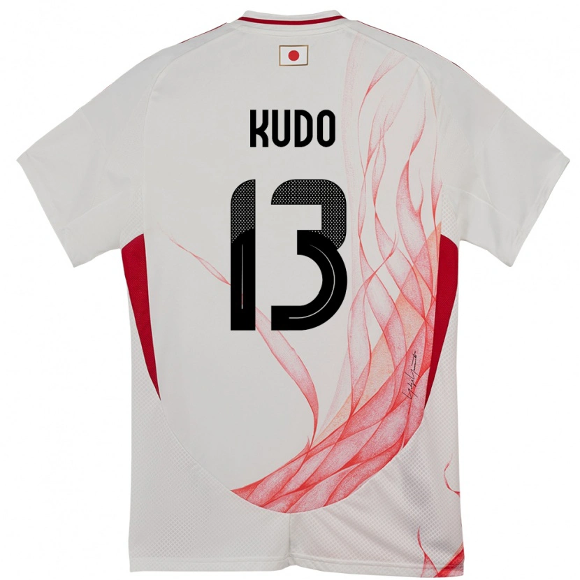 Danxen Barn Japan Kota Kudo #13 Vit Bortatröja Matchtröjor 24-26 Tröjor T-Tröja