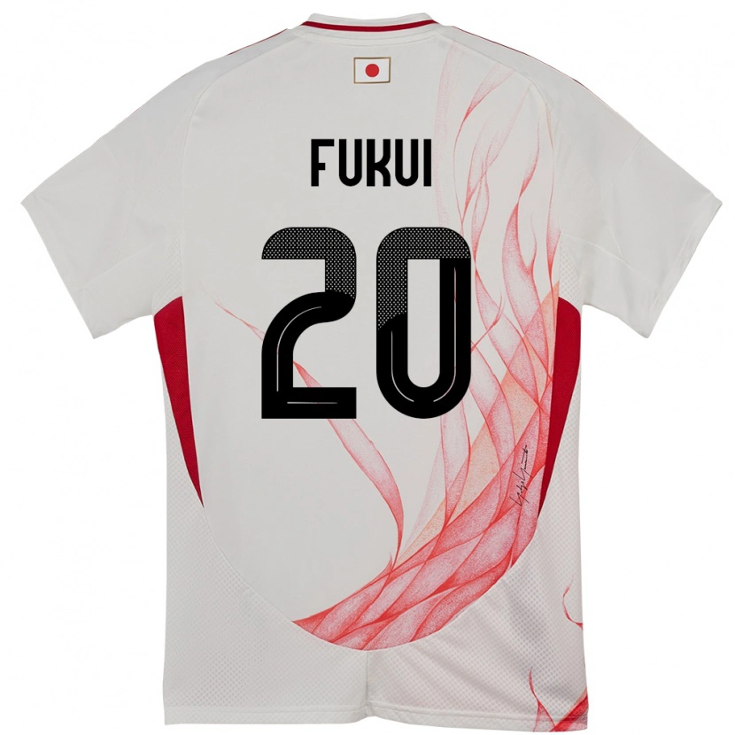 Danxen Barn Japan Taichi Fukui #20 Vit Bortatröja Matchtröjor 24-26 Tröjor T-Tröja