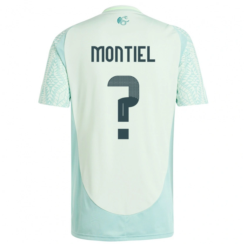 Danxen Barn Mexiko Elías Montiel #0 Linne Grön Bortatröja Matchtröjor 24-26 Tröjor T-Tröja