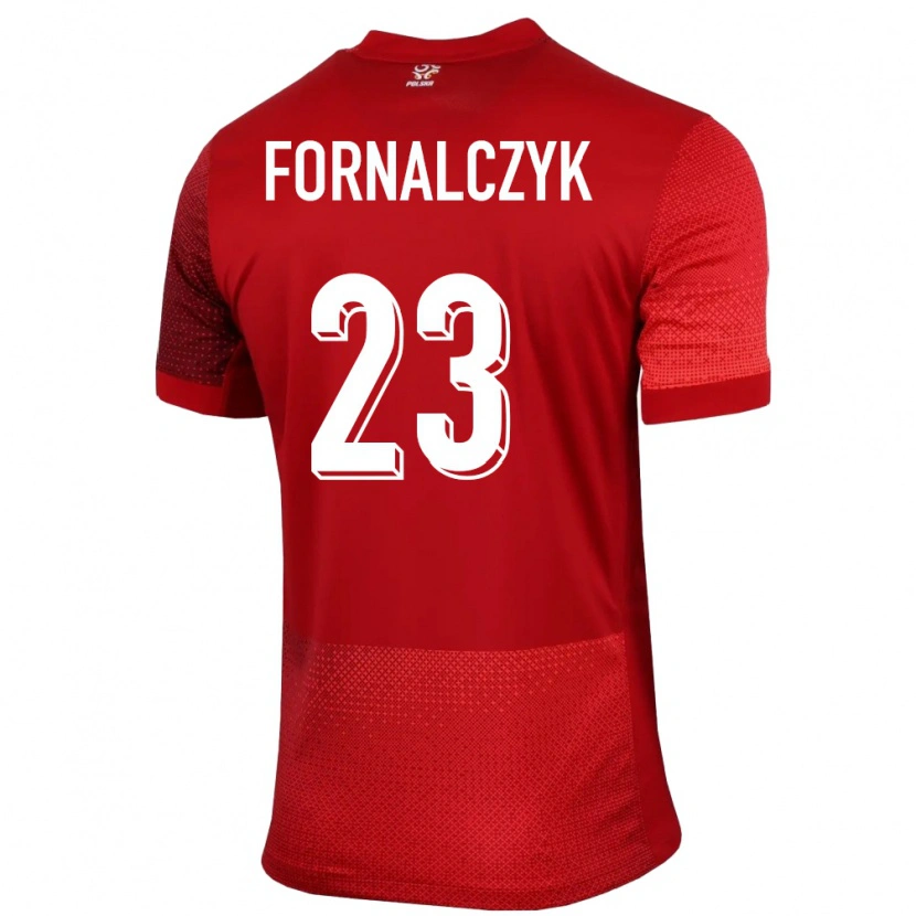 Danxen Barn Polen Mariusz Fornalczyk #23 Röd Bortatröja Matchtröjor 24-26 Tröjor T-Tröja