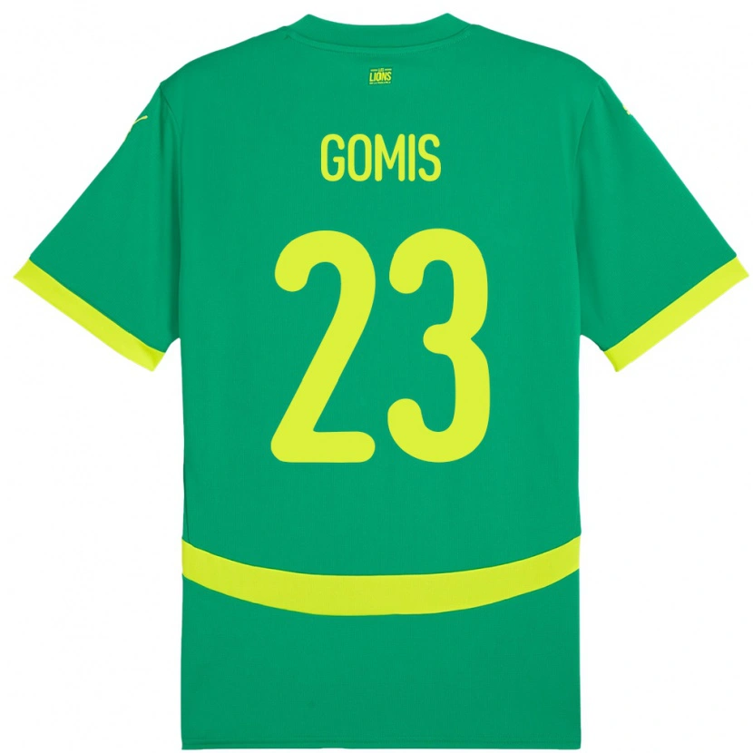 Danxen Barn Senegal Alfred Gomis #23 Grön Bortatröja Matchtröjor 24-26 Tröjor T-Tröja