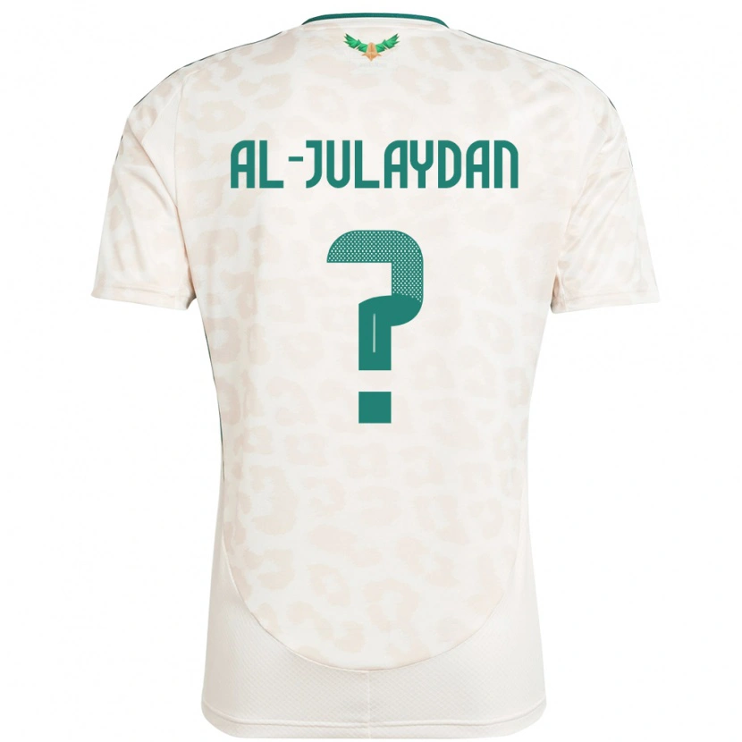 Danxen Barn Saudi-Arabien Ahmed Al-Julaydan #0 Vit Bortatröja Matchtröjor 24-26 Tröjor T-Tröja