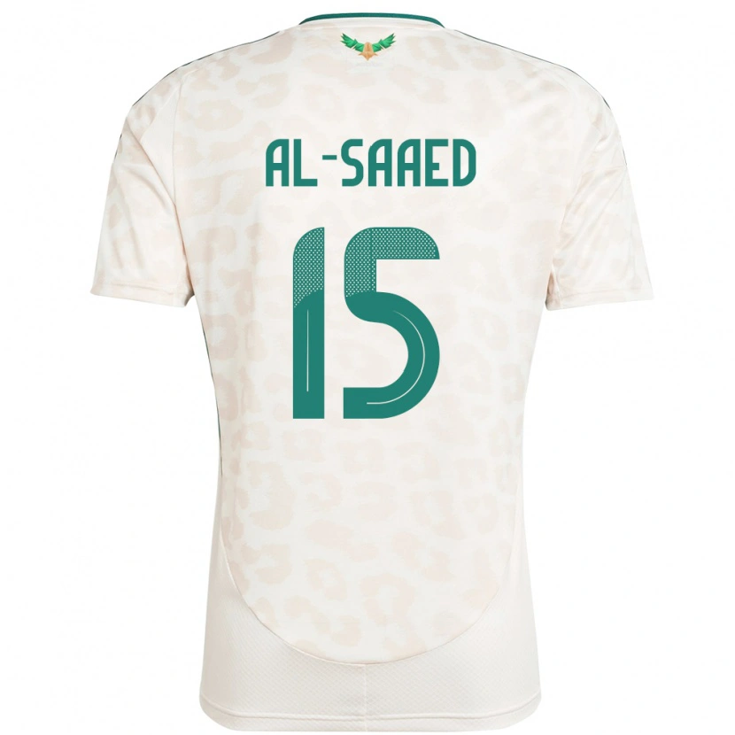 Danxen Barn Saudi-Arabien Turki Abdullah Al-Saaed #15 Vit Bortatröja Matchtröjor 24-26 Tröjor T-Tröja